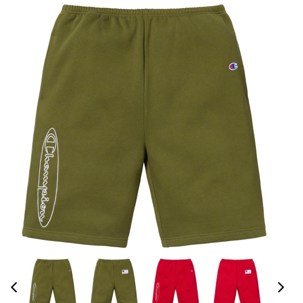 SUPREME x CHAMPION shorts size Small. NEW with tag